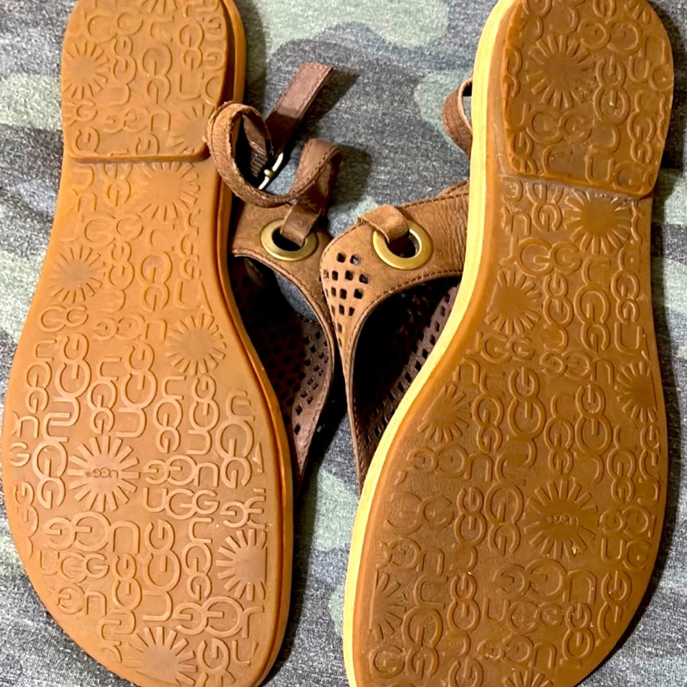 Womens UGG thong Sandals. Size 8